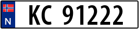 Truck License Plate